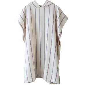 PONCHO LA CERISE MARINA PURPLE 95x80 100% ΟΡΓΑΝΙΚΟ ΒΑΜΒΑΚΙ