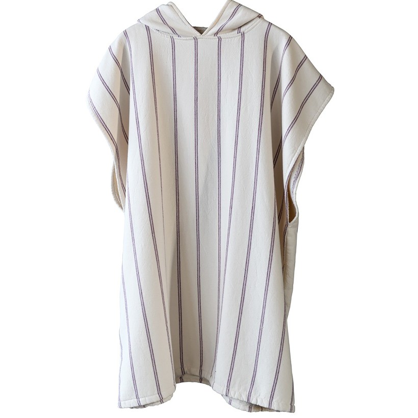 PONCHO LA CERISE MARINA PURPLE 95x80 100% ΟΡΓΑΝΙΚΟ ΒΑΜΒΑΚΙ