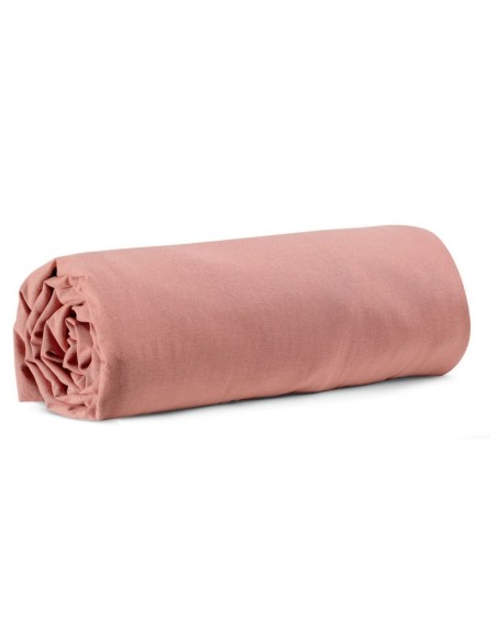 ΣΕΝΤΟΝΙ VIVARAISE ΜΕ ΛΑΣΤΙΧΟ CALITA BLUSH 140x190 100% ΒΑΜΒΑΚΙ