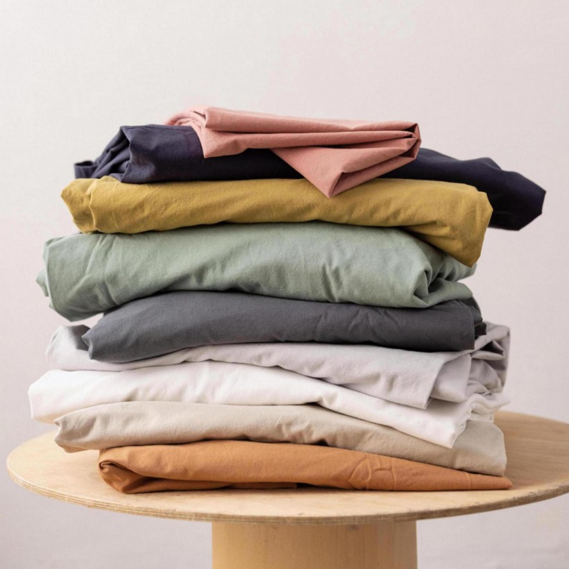 BED SHEET VIVARAISE CALITA MARINE 240x300 100% COTTON