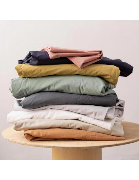 BED SHEET VIVARAISE CALITA MARINE 240x300 100% COTTON