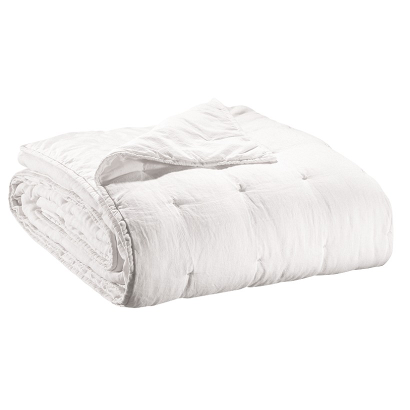 ΚΟΥΒΕΡΛΙ VIVARAISE ZEFF BLANC 240×260 ΜΙΑ ΟΨΗ ΑΠΟ 100% ΛΙΝΟ ΜΙΑ ΟΨΗ ΑΠΟ 100%ΒΑΜΒΑΚΙ