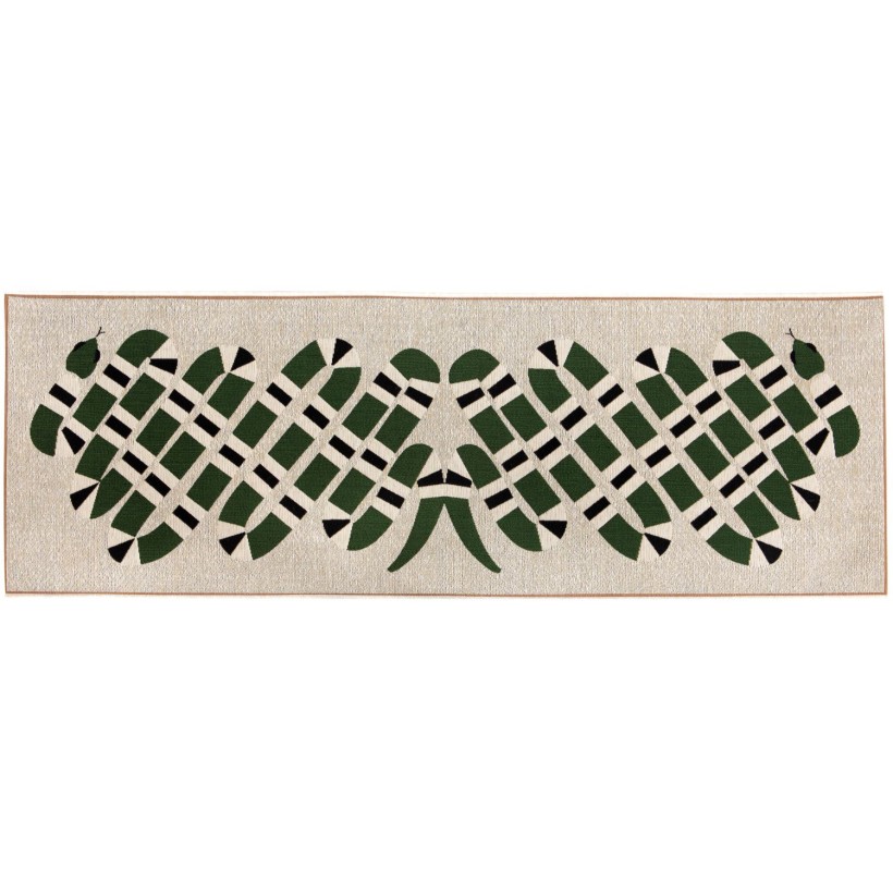 OUTDOOR RUG YOKA IMPRIME NATUREL 70X200 74%POLYPROPYLENE 26%POLYESTER