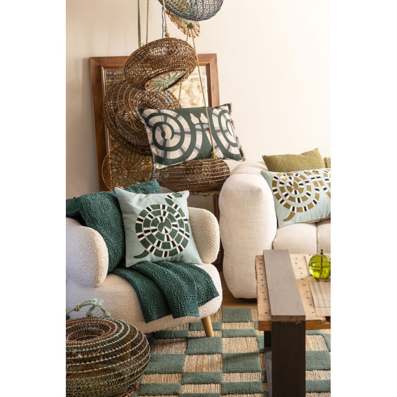 THROW VIVARAISE TANA ABYSS 180x260 100% COTTON