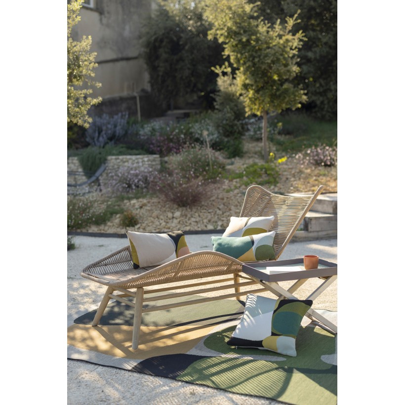 ΜΑΞΙΛΑΡΙ VIVARAISE ΕΞΩΤΕΡΙΚΟΥ ΧΩΡΟΥ LEANA MOKA 45X45  100% POLYPROPYLENE