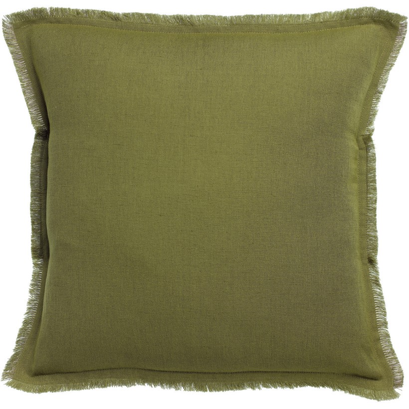 CUSHION VIVARAISE LALY CEDRE 45x45 50% LINEN 50% COTTON