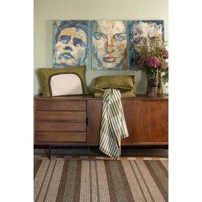 ΑΝΩΣΤΡΩΜΑ ΚΑΝΑΠΕ VIVARAISE LALY CEDRE 85x200 50% ΛΙΝΟ 50% ΒΑΜΒΑΚΙ 2