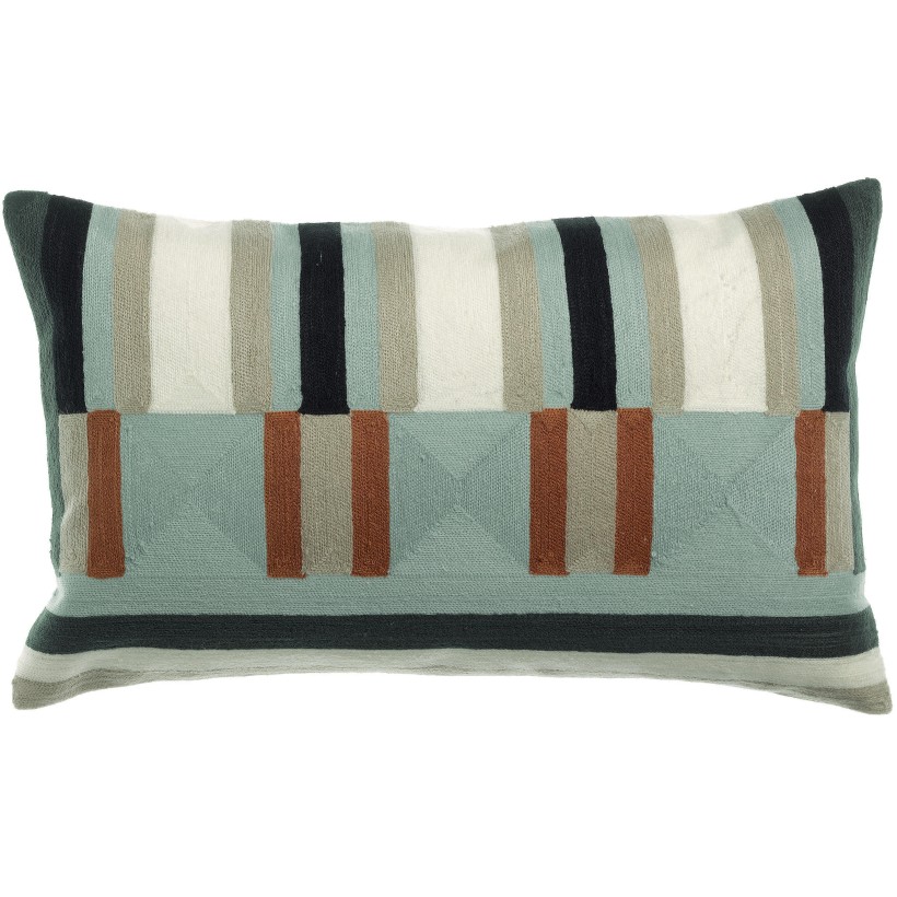 HANDMADE CUSHION VIVARAISE JASON CIEL 30x50100%COTTON