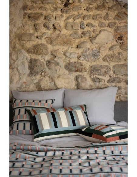 ΜΑΞΙΛΑΡΙ VIVARAISE JASON CIEL 30X50 55% ΛΙΝΟ - 45% ΒΑΜΒΑΚΙ