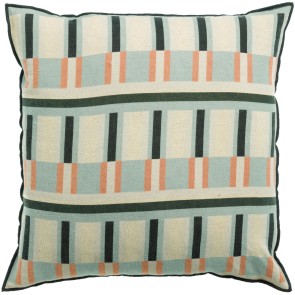 CUSHION VIVARAISE JASON CIEL 45X45 55%RECYCLED LINEN - 45%COTTON