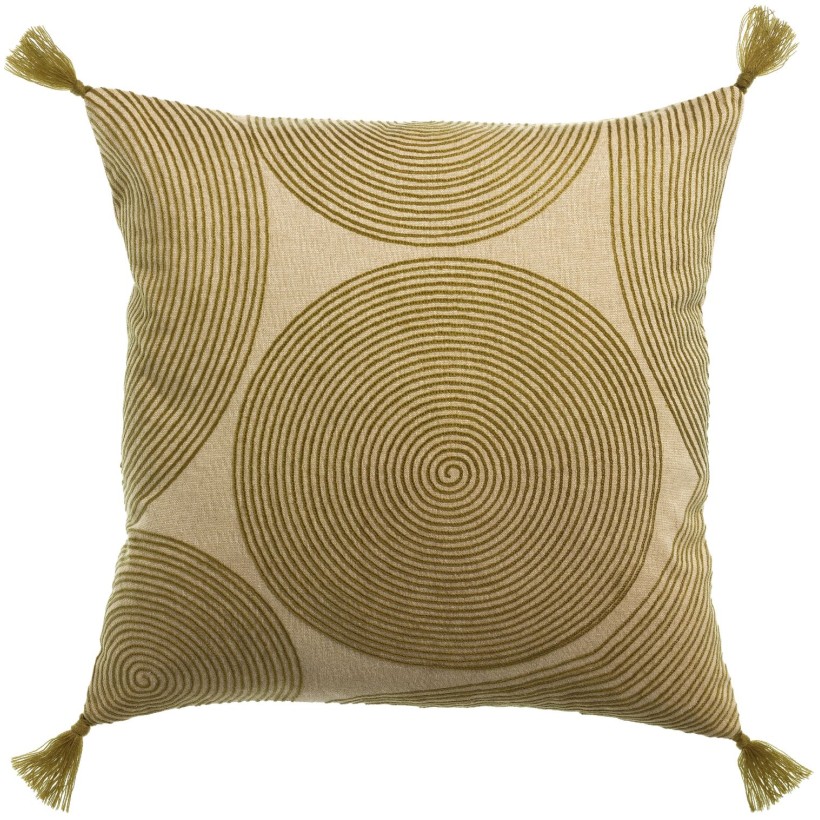 HANDMADE CUSHION VIVARAISE TITO NATUREL 45X45 100% COTTON