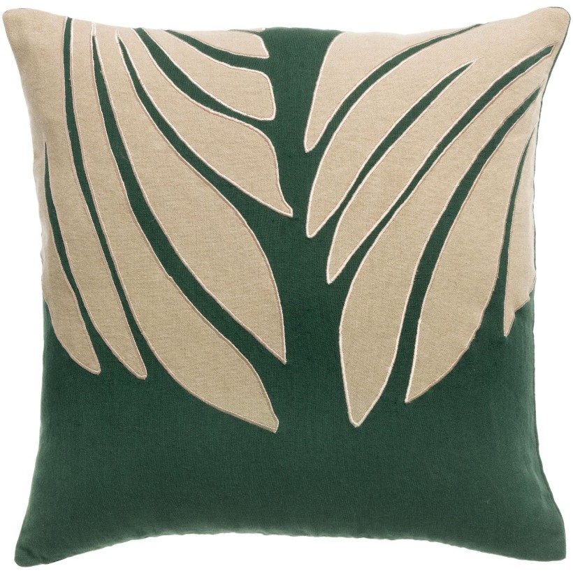 CUSHION VIVARAISE NILOS ABYSSE 45X45 50%LINEN 50%COTTON