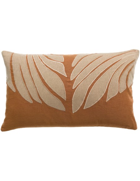 ΜΑΞΙΛΑΡΙ VIVARAISE NILOS MOKA 40X65 50% ΛΙΝΟ - 50% ΒΑΜΒΑΚΙ