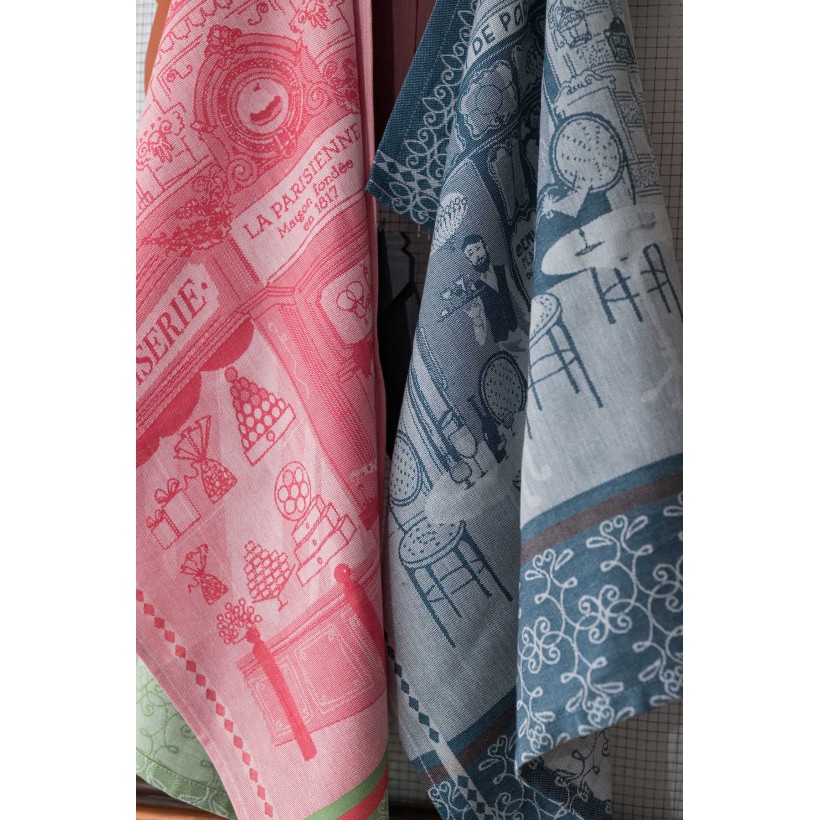 KITCHEN TOWEL WINKLER JACQUARD PATISSERIE ROSE 50x70 100% COTTON