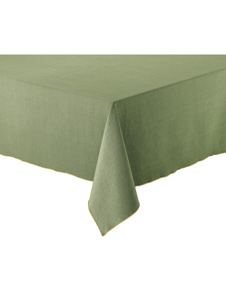 TABLECLOTH WINKLER GRACE MATCHA 170X300 100% COTTON