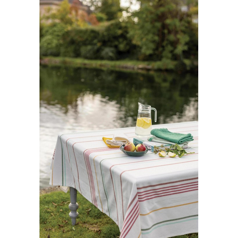 TABLECLOTH WINKLER ERINA MULTI 170x170 100% COTTON