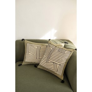CUSHION VIVARAISE KORI CEDRE 40X65 100% COTTON 2