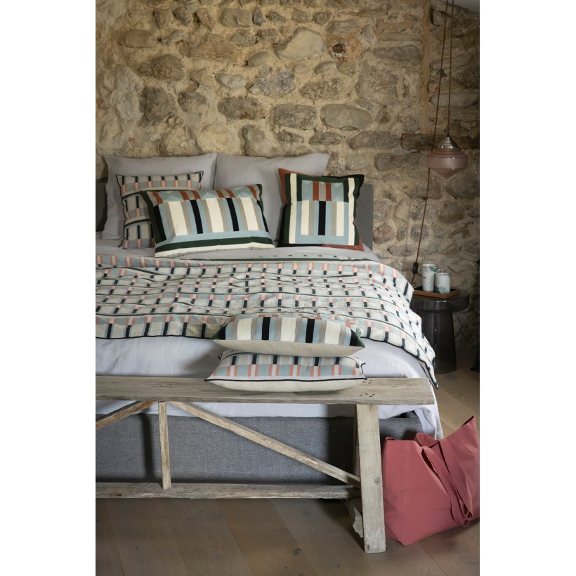 THROW VIVARAISE JASON CIEL 135X200 55%RECYCLED LINEN 45%COTTON