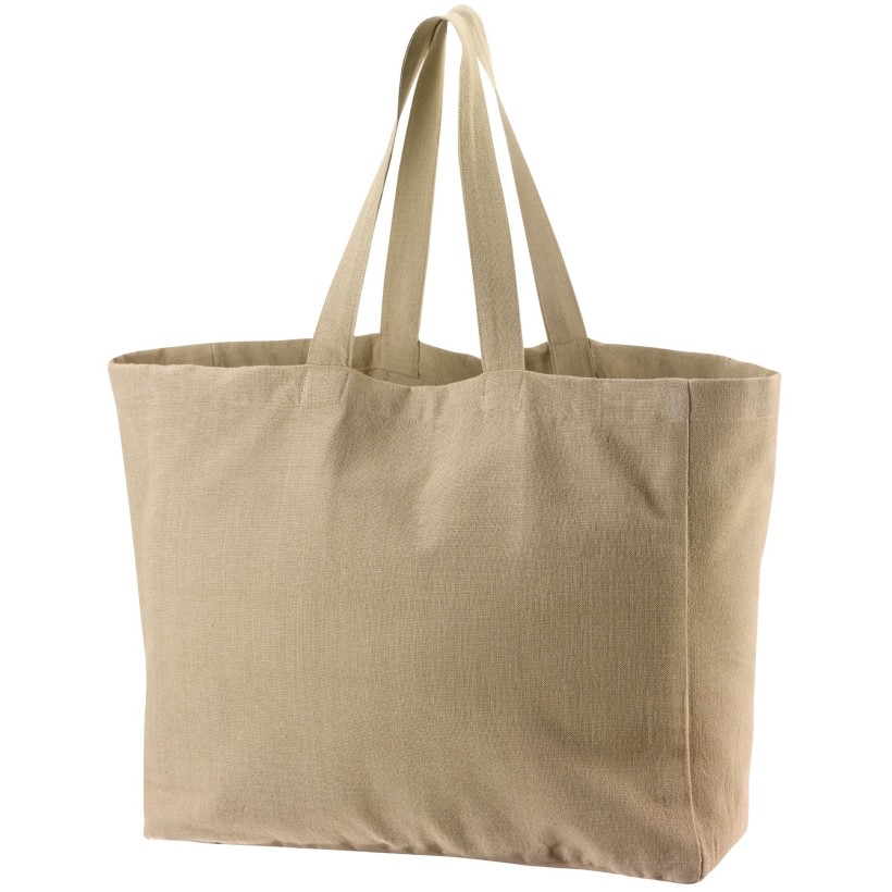 SHOPPING BAG WINKLER GRACE CAMEL 40x35x15 100% COTTON
