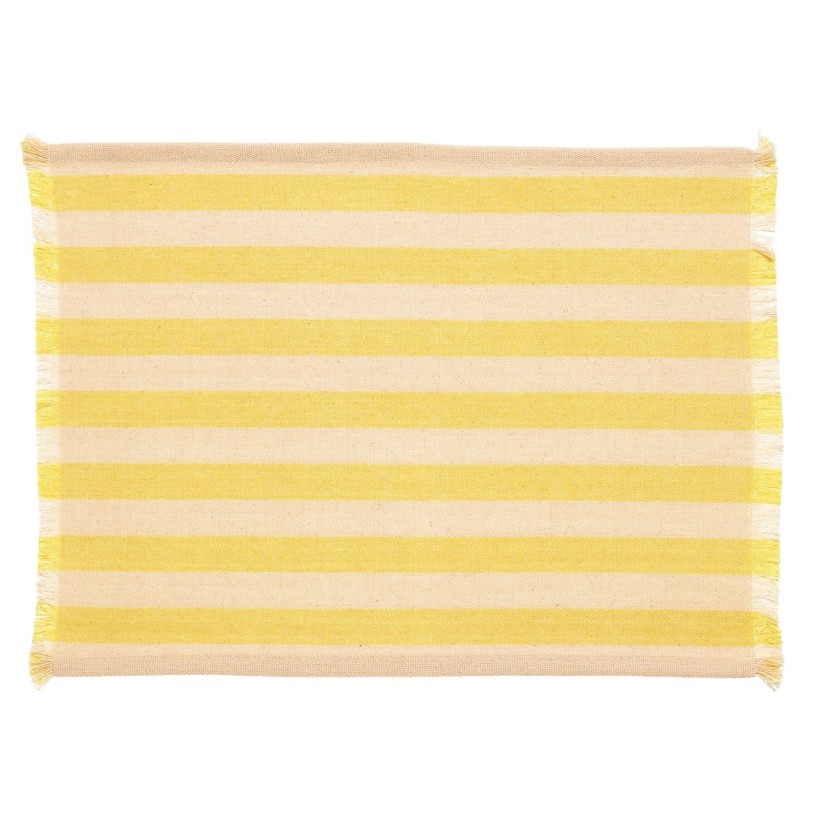 PLACEMENT WINKLER YANIS SOLEIL 35X45 100% RECYCLED COTTON