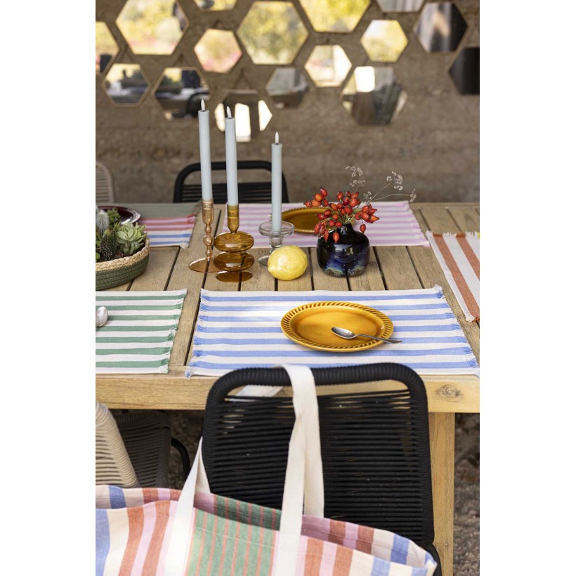 PLACEMENT WINKLER YANIS SOLEIL 35X45 100% RECYCLED COTTON