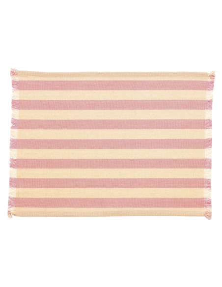PLACEMENT WINKLER YANIS PINK 35X45 100% RECYCLED COTTON