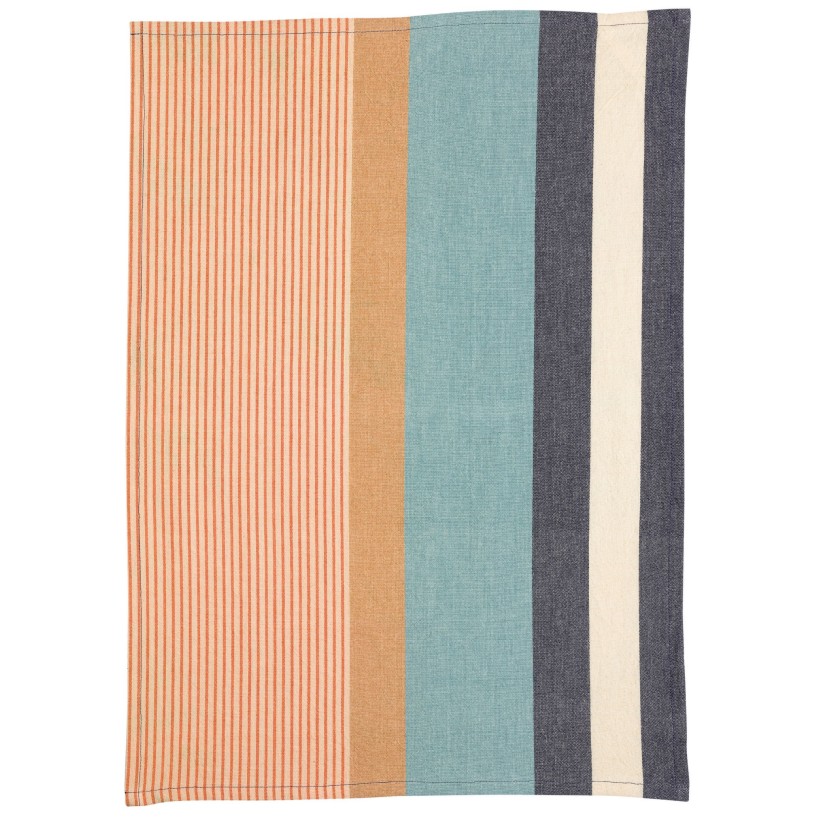 KITCHEN TOWEL WINKLER YUNA AZUR 50x70 100% RECYCLED COTTON
