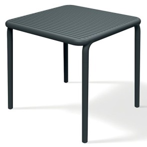 ΤΡΑΠΕΖΙ BRENE ΜΑΥΡΟ 80x80x75 PP - GLASS FIBERS ΕΞΩΤΕΡΙΚΟΥ ΧΩΡΟΥ