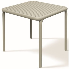 ΤΡΑΠΕΖΙ BRENE ΜΠΕΖ 80x80x75 PP - GLASS FIBERS ΕΞΩΤΕΡΙΚΟΥ ΧΩΡΟΥ