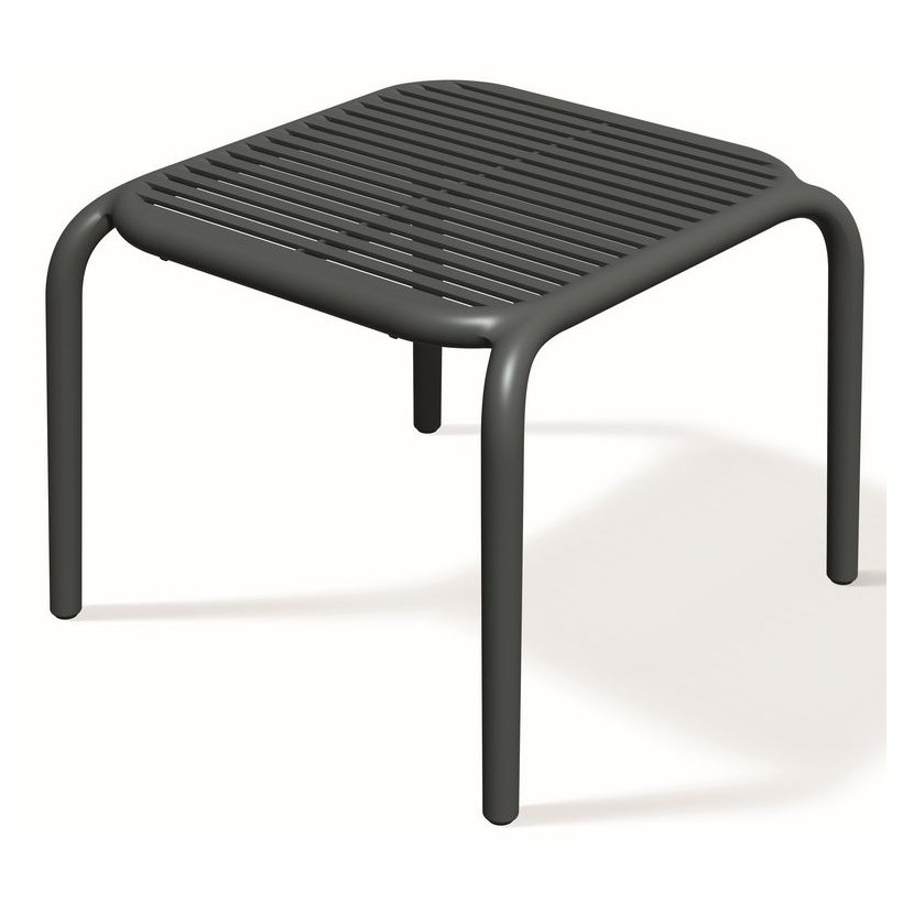 OUTDOOR SIDE TABLE BRENE BLACK PP- GLASS FIBERS 54x53x42