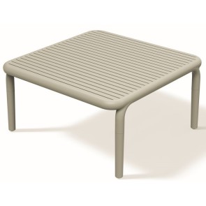 ΤΡΑΠΕΖΙ BRENE ΜΠΕΖ 80x80x40 PP- GLASS FIBERS ΕΞΩΤΕΡΙΚΟΥ ΧΩΡΟΥ
