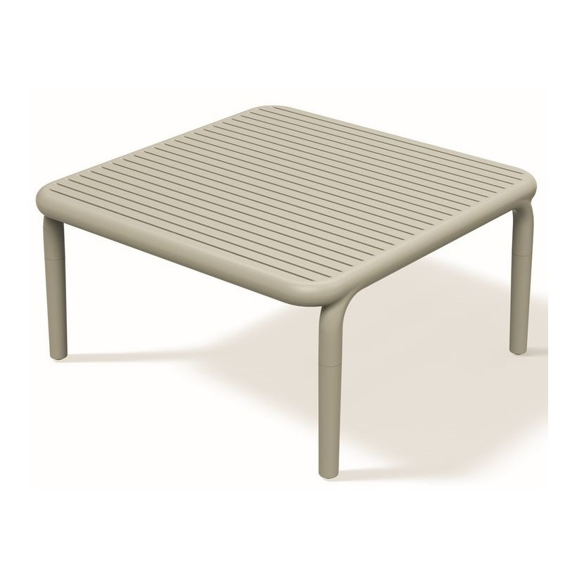 ΤΡΑΠΕΖΙ BRENE ΜΠΕΖ 80x80x40 PP- GLASS FIBERS ΕΞΩΤΕΡΙΚΟΥ ΧΩΡΟΥ