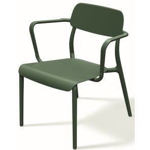 ΠΟΛΥΘΡΟΝΑ RIMO ΠΡΑΣΙΝΗ PP GLASS FIBER 62x62x75 ΕΞΩΤΕΡΙΚΟΥ ΧΩΡΟΥ