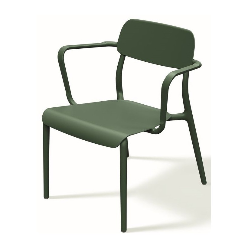 ΠΟΛΥΘΡΟΝΑ RIMO ΠΡΑΣΙΝΗ PP GLASS FIBER 62x62x75 ΕΞΩΤΕΡΙΚΟΥ ΧΩΡΟΥ