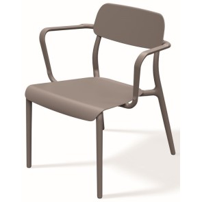 ΠΟΛΥΘΡΟΝΑ RIMO ΜΠΕΖ-ΓΚΡΙ PP GLASS FIBER 62x62x75 ΕΞΩΤΕΡΙΚΟΥ ΧΩΡΟΥ
