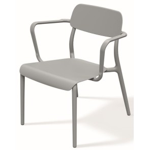 ΠΟΛΥΘΡΟΝΑ RIMO ΓΚΡΙ PP GLASS FIBER 62x62x75 ΕΞΩΤΕΡΙΚΟΥ ΧΩΡΟΥ