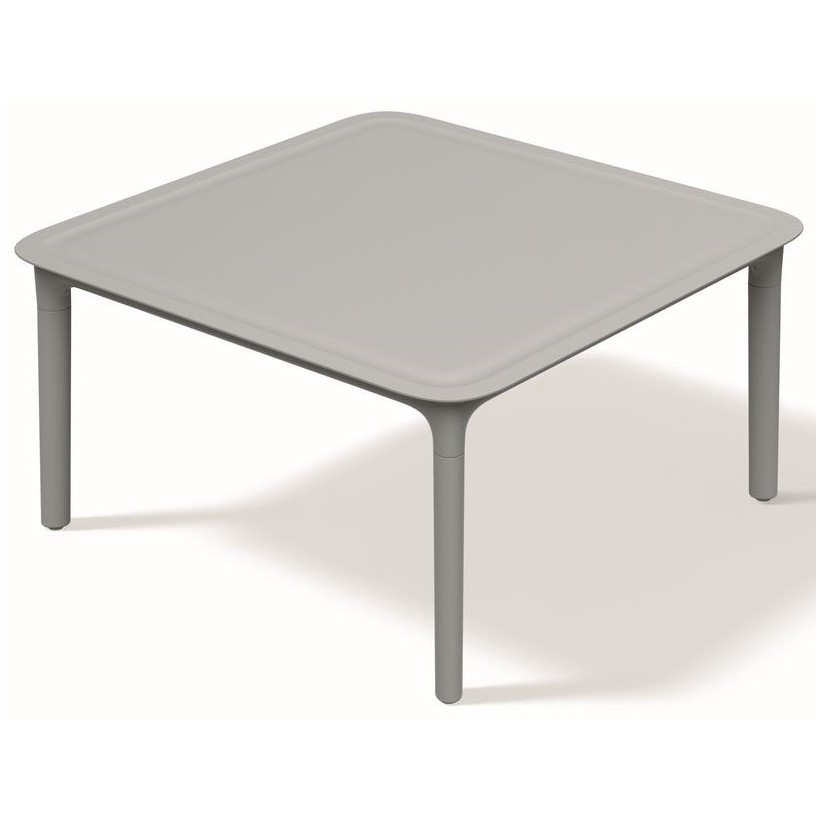 OUTDOOR COFFEE TABLE RIMO GREY PP GLASS FIBER 77x77x40