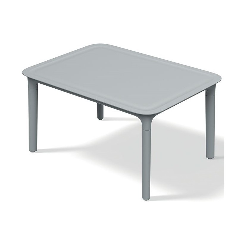 OUTDOOR COFFEE TABLE RIMO GREY PP GLASS FIBER 77x57x40
