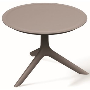 TΡΑΠΕΖΙ ΕΞΩΤΕΡΙΚΟΥ ΧΩΡΟΥ RIMO ΜΠΕΖ - ΓΚΡΙ  PP GLASS FIBER  ROUND 57x40