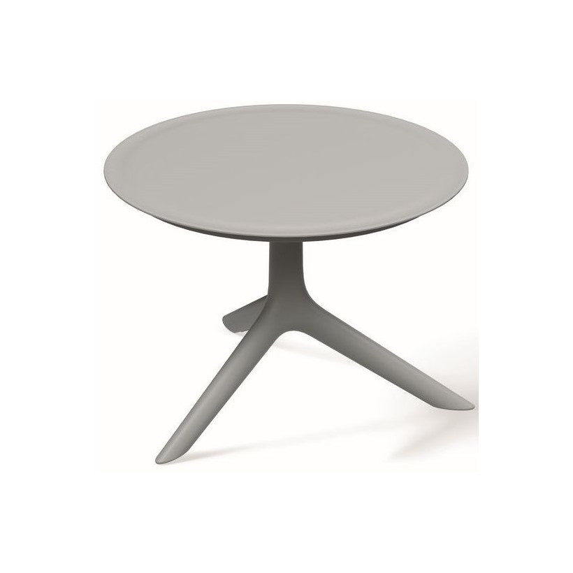 TΡΑΠΕΖΙ ΕΞΩΤΕΡΙΚΟΥ ΧΩΡΟΥ RIMO ΓΚΡΙ PP GLASS FIBER ROUND 57x40