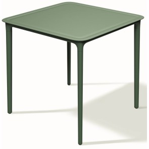 TΡΑΠΕΖΙ ΕΞΩΤΕΡΙΚΟΥ ΧΩΡΟΥ RIMO ΠΡΑΣΙΝΟ PP GLASS FIBER 77x77x75