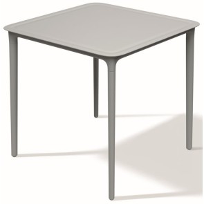 TΡΑΠΕΖΙ ΕΞΩΤΕΡΙΚΟΥ ΧΩΡΟΥ RIMO MΠΕΖ ΓΚΡΙ PP GLASS FIBER 77x77x75