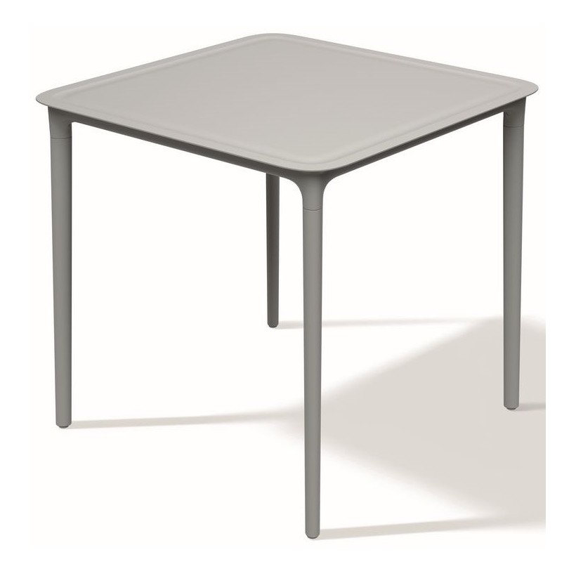 TΡΑΠΕΖΙ ΕΞΩΤΕΡΙΚΟΥ ΧΩΡΟΥ RIMO MΠΕΖ ΓΚΡΙ PP GLASS FIBER 77x77x75