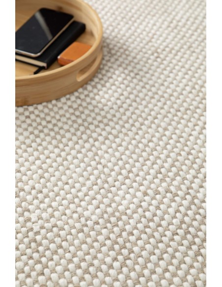 RUG VIVARAISE XENIA NATUREL 160X230 90% WOOL 10% COTTON