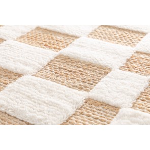 ΧΑΛΙ VIVARAISE MILENA NEIGE 200X290 50%ΓΙΟΥΤΑ 40%ΜΑΛΛΙ 10% ΒΑΜΒΑΚΙ 2