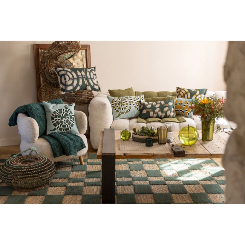 RUG VIVARAISE MILENA NEIGE 200X290 50%JUTE 40%WOLL 10%COTTON