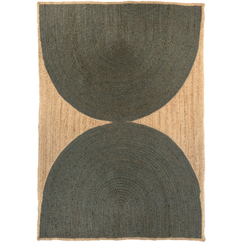 RUG VIVARAISE KOSTA OLIVE 200X290 90% JUTE 10% POLYESTER