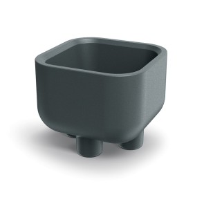 ΠΛΑΣΤΙΚΗ ΓΛΑΣΤΡΑ ETHICK MOLTA FOOT 48x48xH39 GRAPHITE