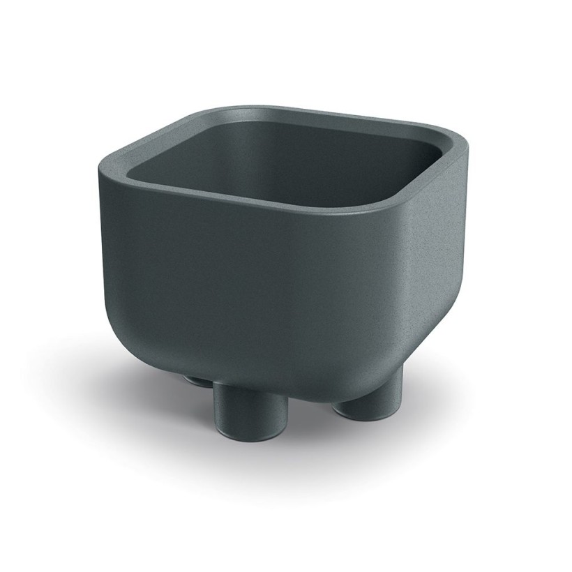 ΠΛΑΣΤΙΚΗ ΓΛΑΣΤΡΑ ETHICK MOLTA FOOT 48x48xH39 GRAPHITE