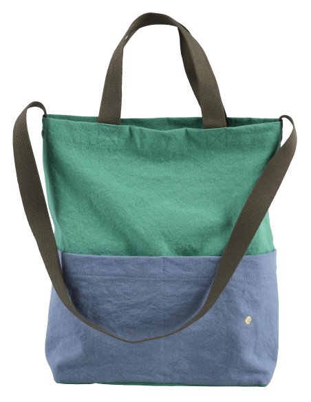 CITY BAG LA CERISE TRICOLO DETOX BLUETIFUL 37X35 100%ORGANIC COTTON